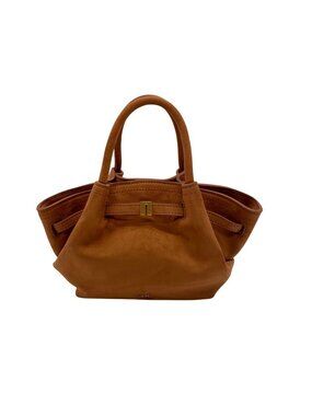 JW PEI Brown Faux Suede Hana Mini Tote Bag